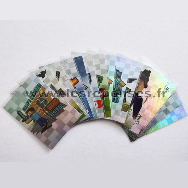 carte silver rainbow minecraft panini time to mine parallele